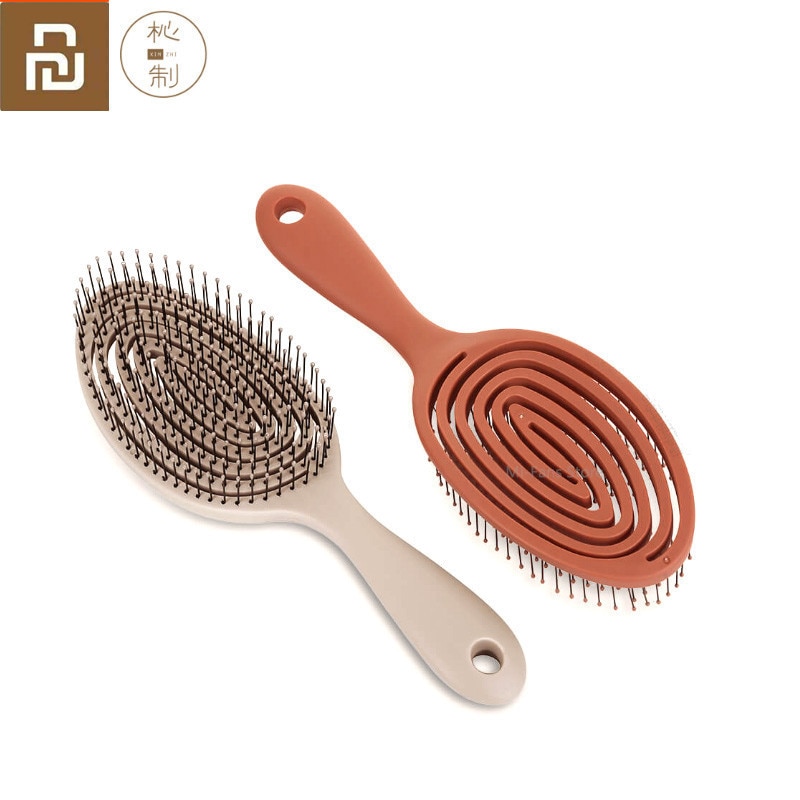 Newest Youpin Xinzhi Relaxing elastic massage Comb Portable Hair Brush Massage Brush Anti-static Magic Brushes Head Combs