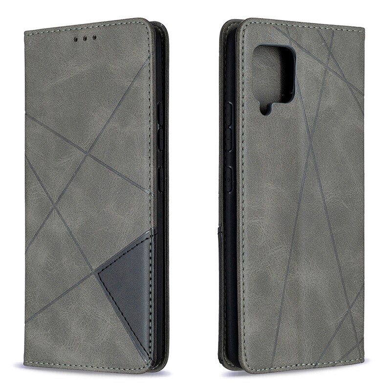 For funda samsung  a12 deksel på for samsung galaxy  a12 a 12 sm-a125f coque luksus magnetisk lommebokstativ skinn telefondeksel etui