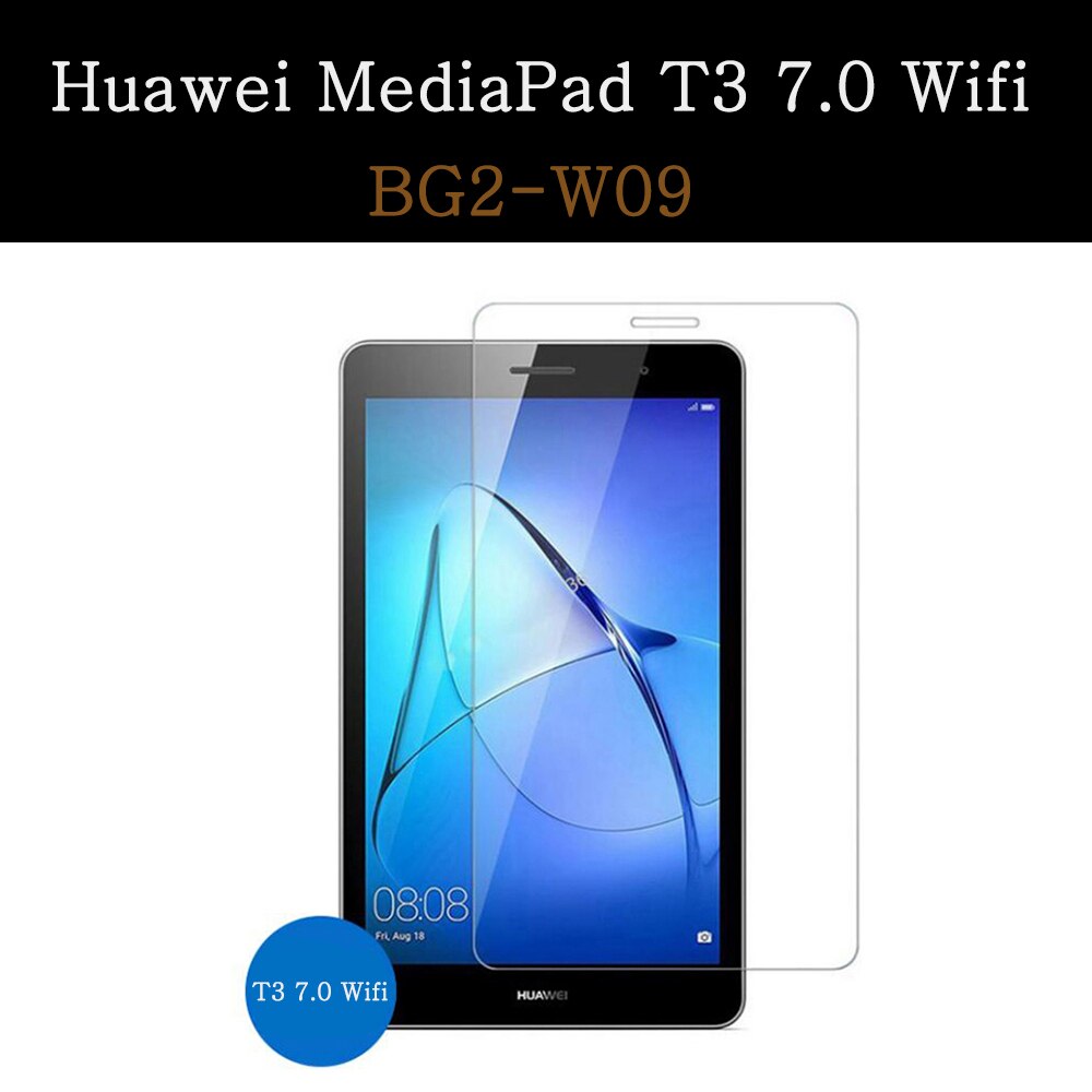 Szkło hartowane dla Huawei MediaPad MatePad Pro M3 M5 M6 T3 T5 T8 8.0 8.4 10.1 10.4 10.8 Honor V6 Full Cover Screen Protector: MediaPad T3 7.0 Wifi