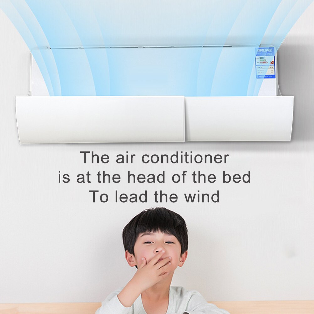 Adjustable Anti Direct Blowing Home Air Conditioner Wind Shield Deflector Baffle Set