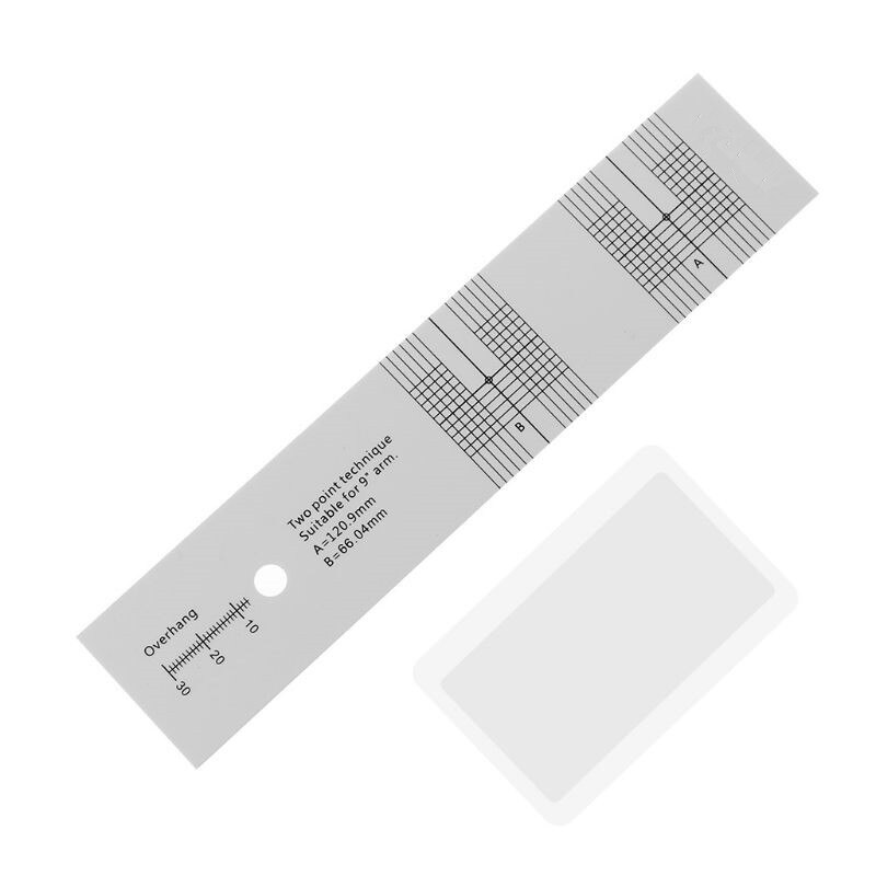 Calibrador de distancia de calibración de pastilla, medidor de distancia, registro LP, tocadiscos de vinilo, fonógrafo, cartucho, Stylus, ajuste de alineación