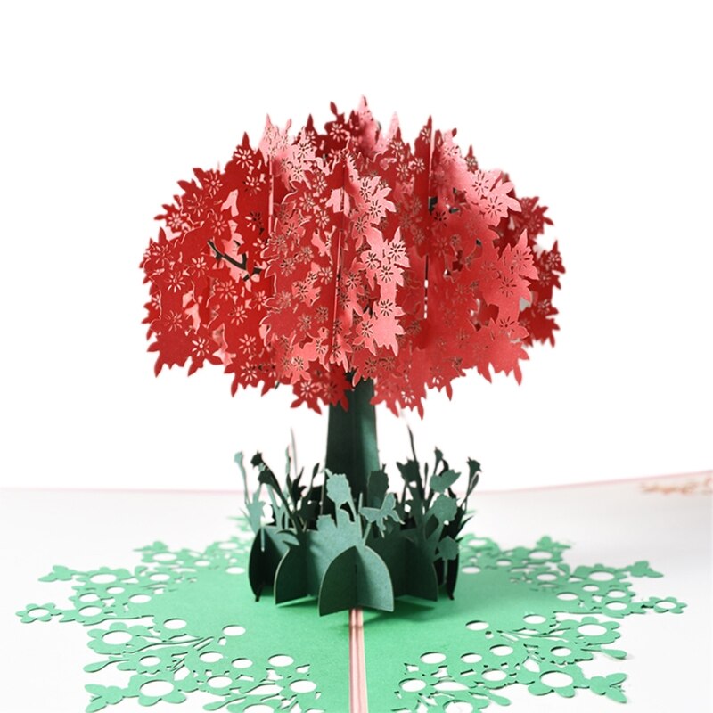 3D Pop-Up Flower Floral Greeting Card for Birthday Mothers Father's Day Wedding M89A: 6