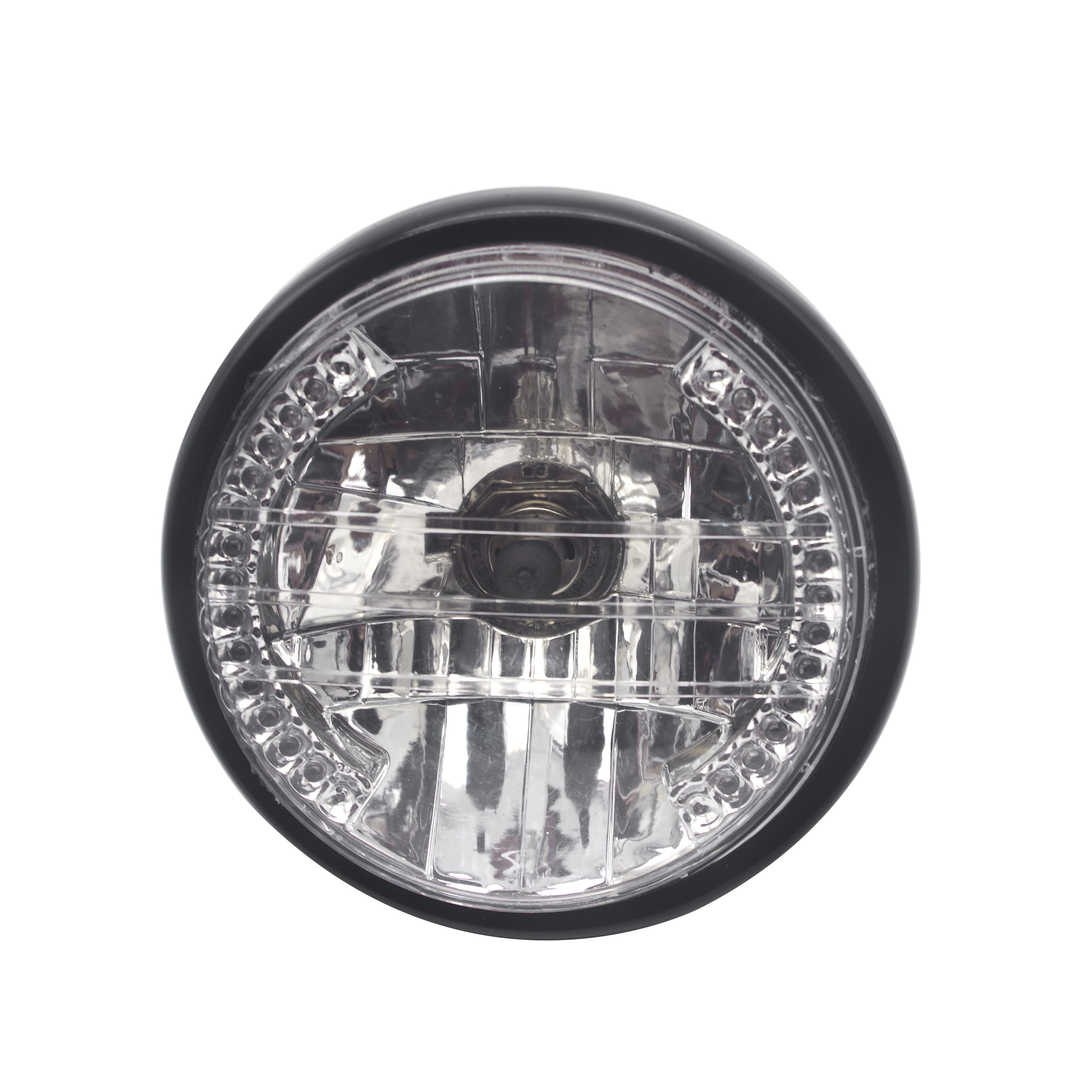 7 " 12v amberkleurige motorfiets cafe racer koplamp koplamp moto led richtingaanwijzer voor honda kawasaki suzuki hyosung ktm yamaha