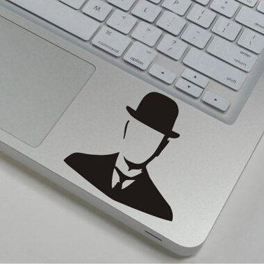 Humoristiska killar laptop klistermärken för macbook air pro retina ipad tablet pc dator klistermärken för xiaomi/asus/hp partiell dekal: Ws-svart  (29)