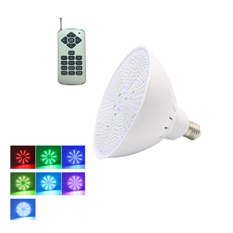 E26 E27 LED Pool Light 25W 35W 40W Hayward Spotlight RGB Underwater Piscina 12V AC 110V 120V Multicolor Warm White Cold White: RGB with remote / AC12V 40W E27