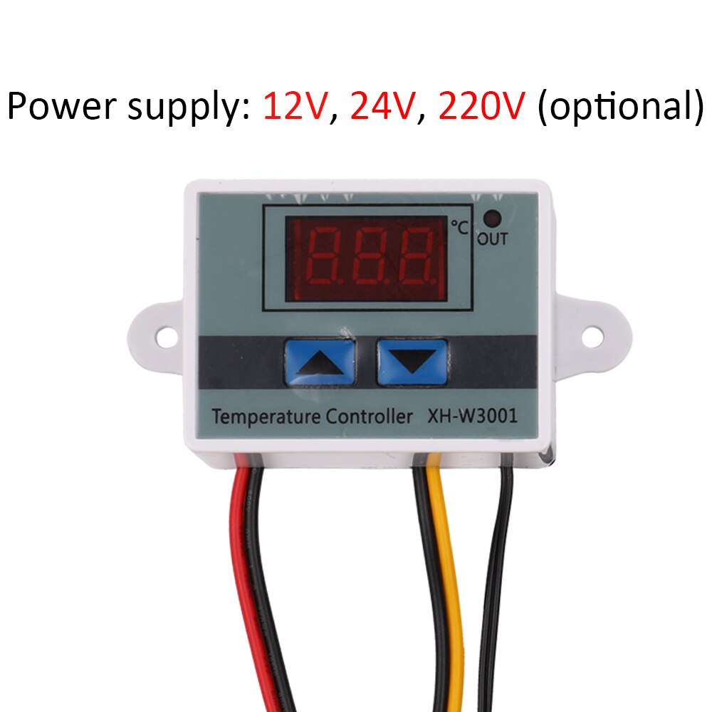 Microcomputer Digital Temperature Controller Thermostat Intelligent Electronic Temperature Control Switch Thermostat 12V 220V