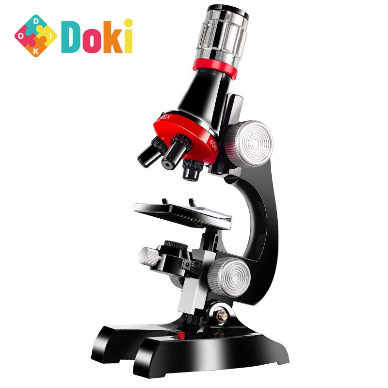 Doki spielzeug  hd 1200 -fach mikroskop spielzeug grundschul-biologie-experimentierausrüstung ausgefallenes lernspielzeug