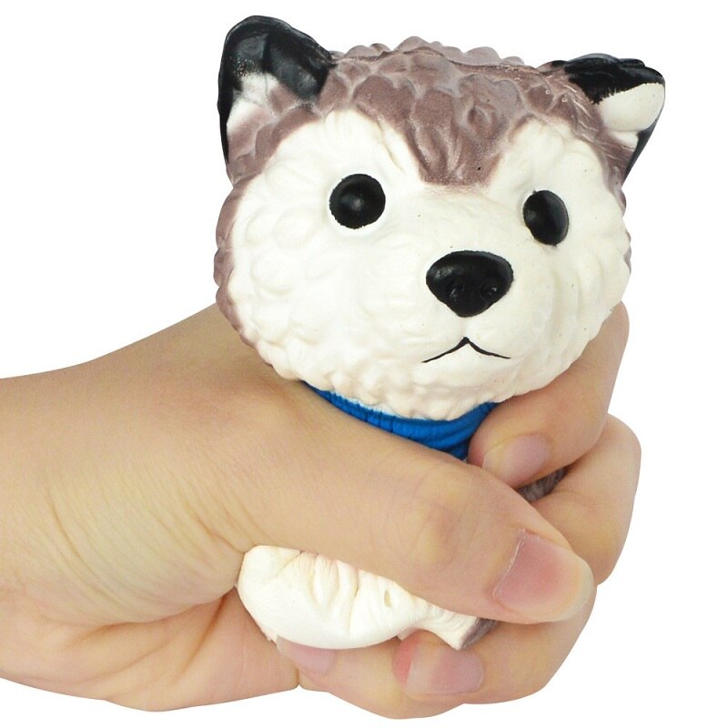 Random Color Jumbo Simulation Husky Squishy Scented Soft PU Slow Rising Stress Relief Toy Kids Grownups Squeeze Toys 11*9 CM