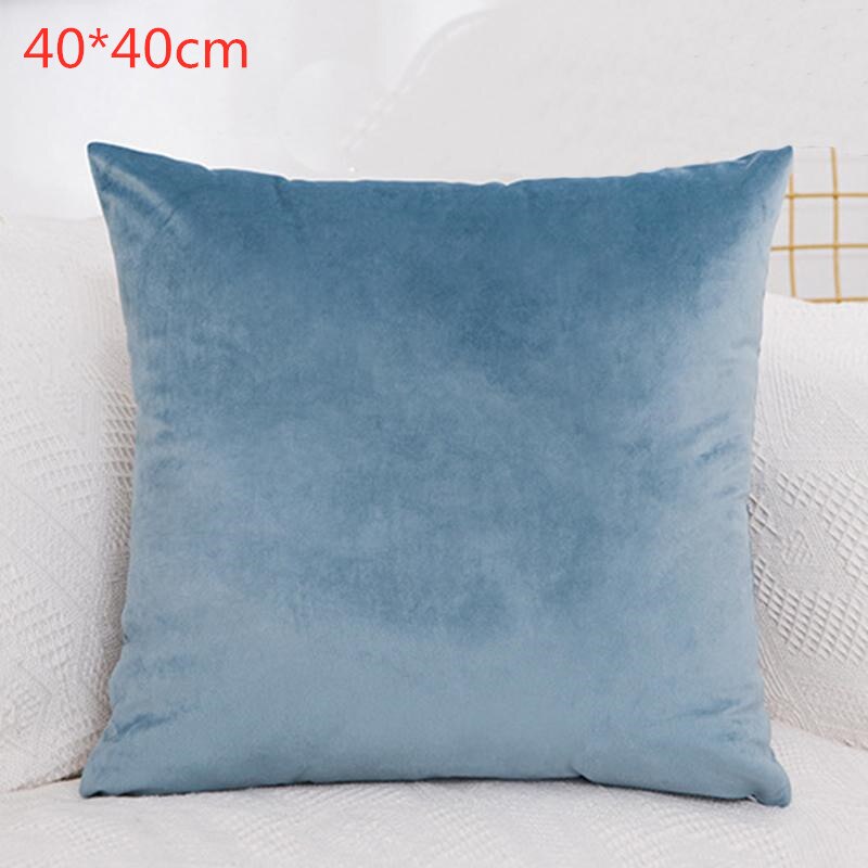 Pudebetræk sofa dekorative puder betræk plys pudebetræk til stue bil dekoration 43*43cm boligindretning: 6