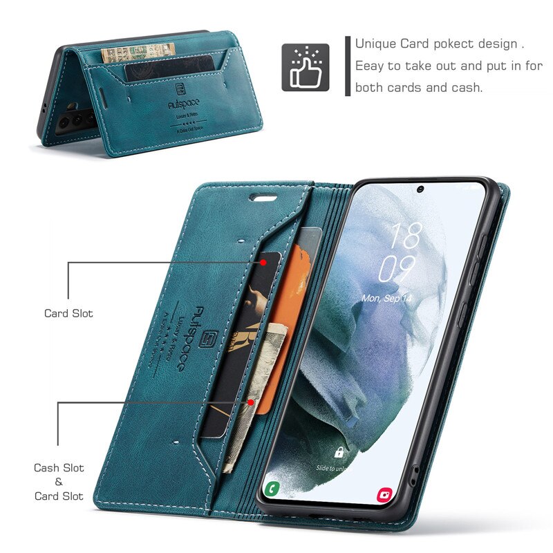 Samsung galaxy s21 5g caso carteira cartão magnético flip capa para galaxy s21 fe caso de telefone de couro luxo capa suporte