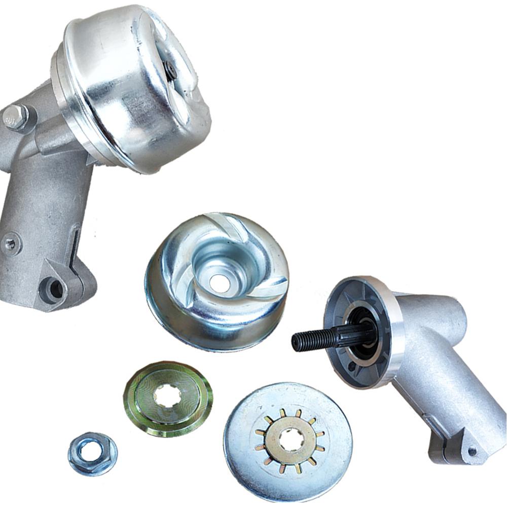 26mm 9T Lawn mower gearbox assembly,brush cutter,trimmer,harvester accessories universal,right angle gearbox.