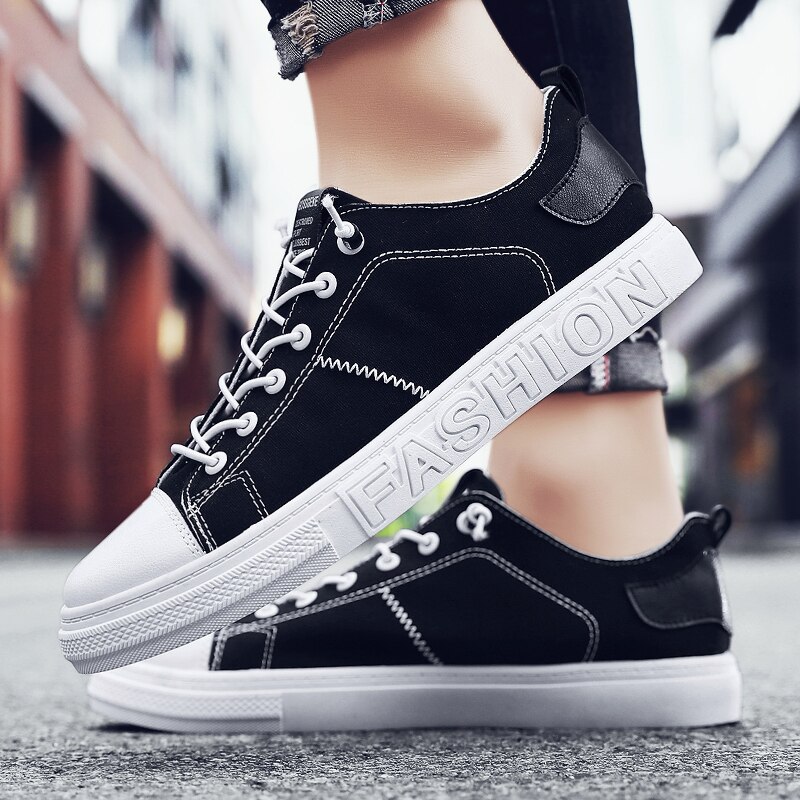 Chaussures de sport, chaussures de tennis pour hommes, chaussures pour hommes, chaussures plates confortables, chaussures de jogging, baskets, chaussures d'entraînement pour hommes: Noir / 9.5
