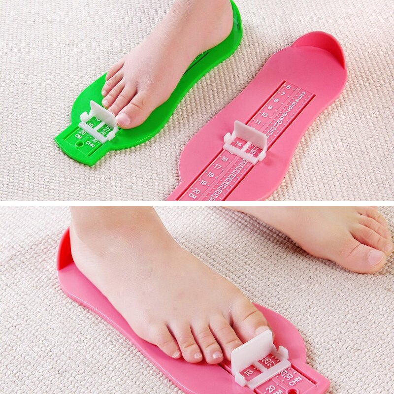 1PC Children Adjustable Ruler Measure Shoe Size Tool Foot 5 Colors Applied Gauge Nail Supplies Baby Care Products