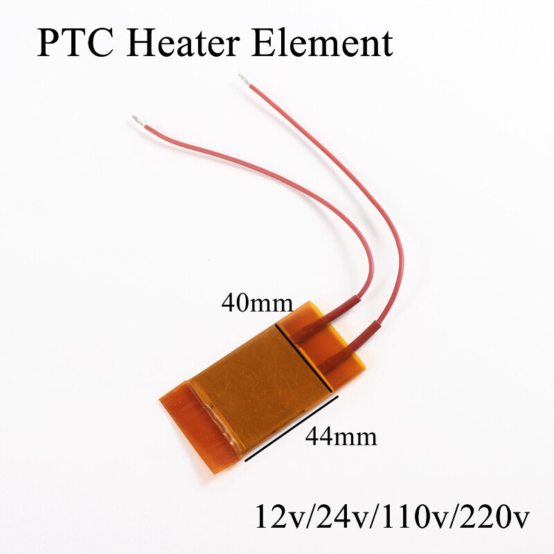 1 pc 44x40mm 110 V 230 Graden Celsius PTC Verwarmingselement Constante Thermostaat Geïsoleerde Thermistor Keramische Air verwarming Plaat Chip