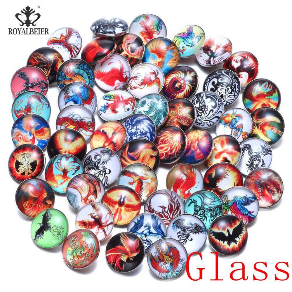 50pcs/lot Mixed metal 18mm snap button jewelry DIY Metal Rhinestone button snaps fit snap button bracelet Jewelry: HM083