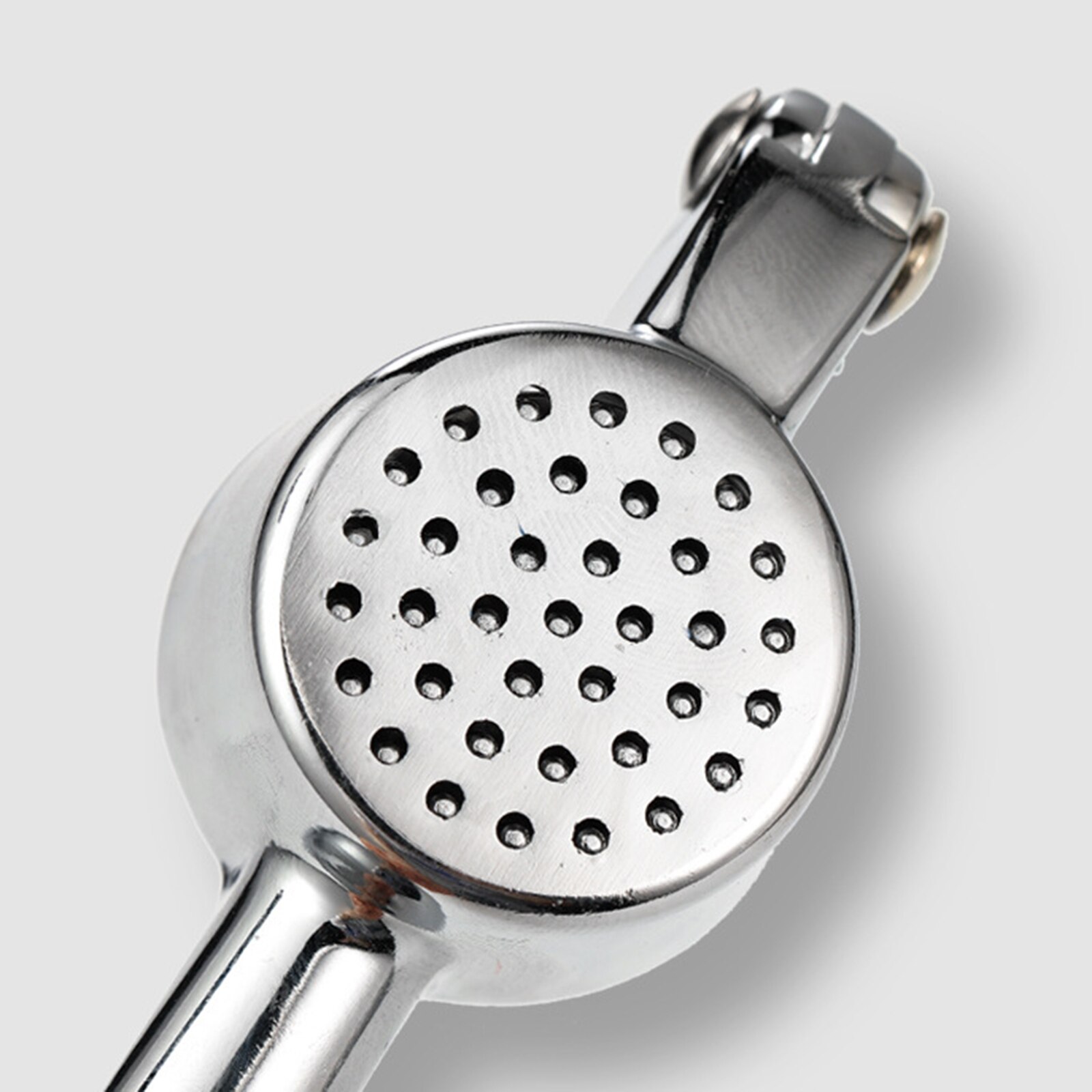 Garlic Press Crusher Garlic Ginger Mincer Handheld - Zinc Alloy, Rose Gold