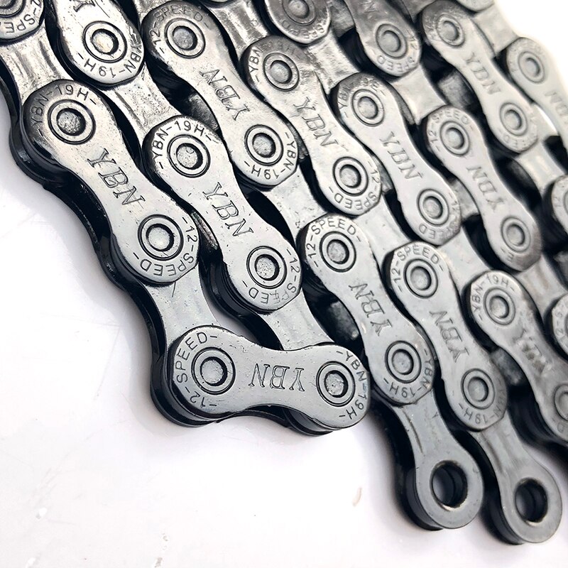 YBN Bicycle 12 Speed Chain 126L Black diamond MTB Mountain Road Bike Chains For Sram Shimano Campanolo System
