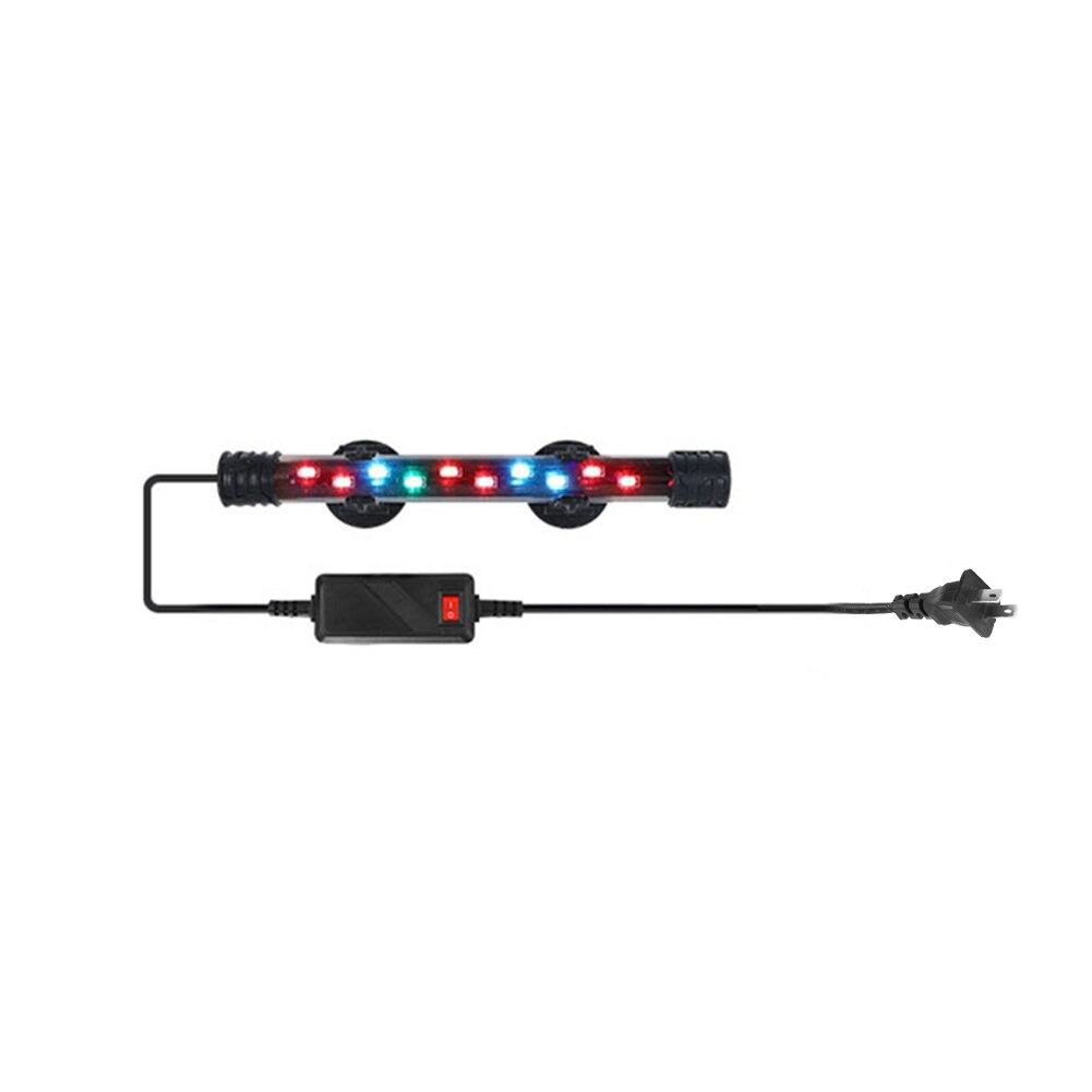 Dompelpompen Verlichting Aquarium Onderwater Verhelderende Waterdichte Hoge Helderheid Led Verlichting Landschapsarchitectuur Aquarium Lamp: US Plug 4W 18cm