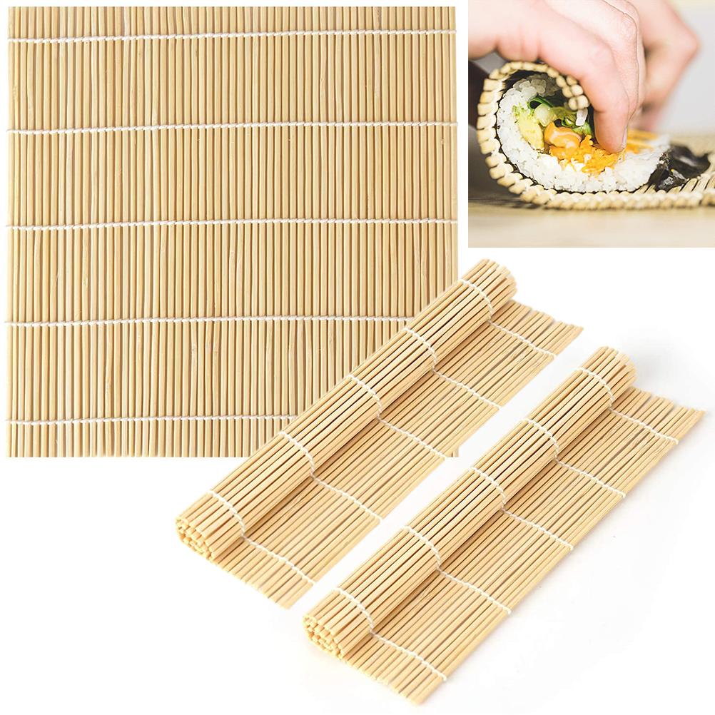 Sushi Mat Bamboo Sushi Rolling Mat Lightweight Durable Natural Bamboo Sushi Rolling Mat Sushi Making Tool for Family