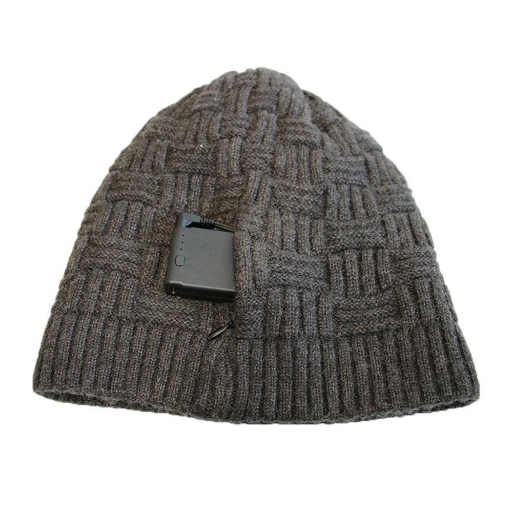 USB Ladung Heizung Kappe Männer Und Frauen Winter Elektrische Heizung Warme Hütte Ich bin Freien Kalte Hütte Gestrickte Elektrische Heizung Hütte Gezeiten