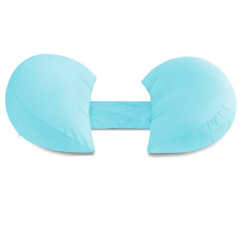 Multifunctioneel roze blauw zwanger vrouwen kussen u-type buikondersteuning zijslaper kussen bescherming taille slaapkussen: 12