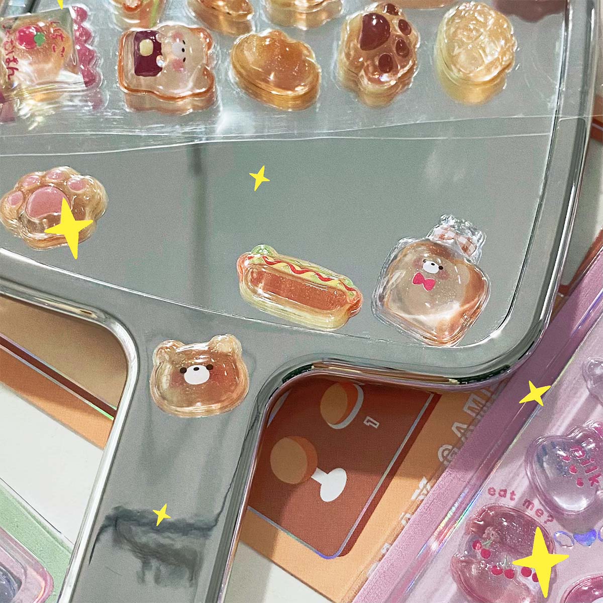 Cute Cartoon 3D Stickers Kawaii Deco Stickers DIY Phone Luggage Motorcycle Laptop Suitcase Decal Sticker