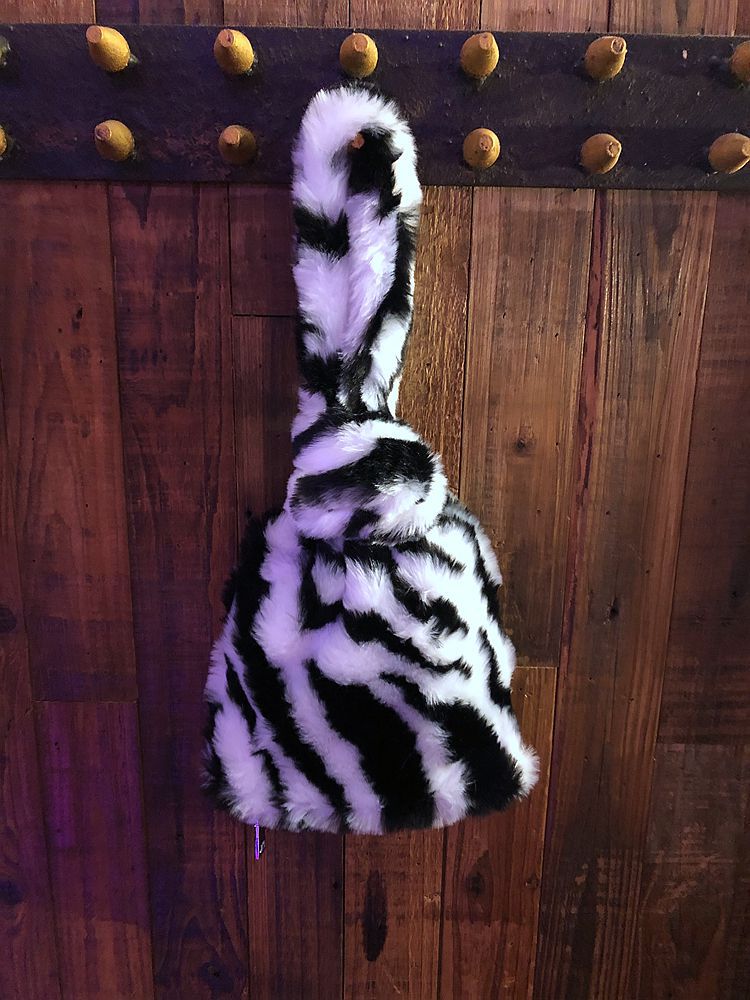 Design de luxo das mulheres noite embreagem bolsa inverno moda falso pele senhoras bolsas macio pelúcia legal meninas mini tote sacos ombro: zebra