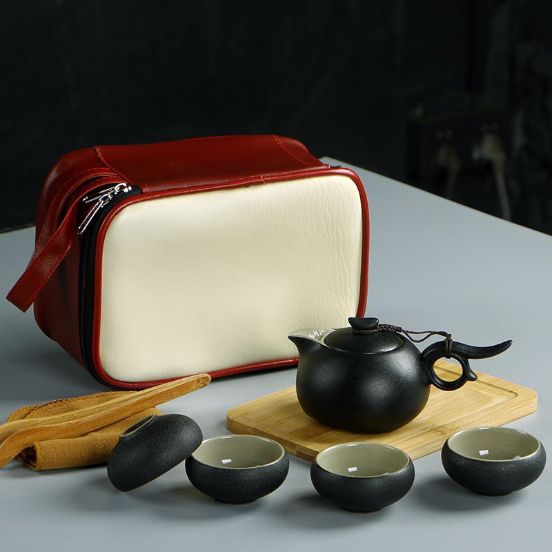JinSho - Kungfu Porselein Thee Set - Japanse Thee Set - Thee ceremonie in stijl - Cadeau set