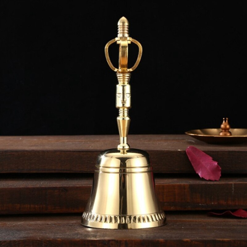 Tybetańnarty buddyjski dzwonek robić medytacji i Dorje ustawić Shiplies bardzo głośny wielofunkcyjny ręczny dzwonek recepcyjny