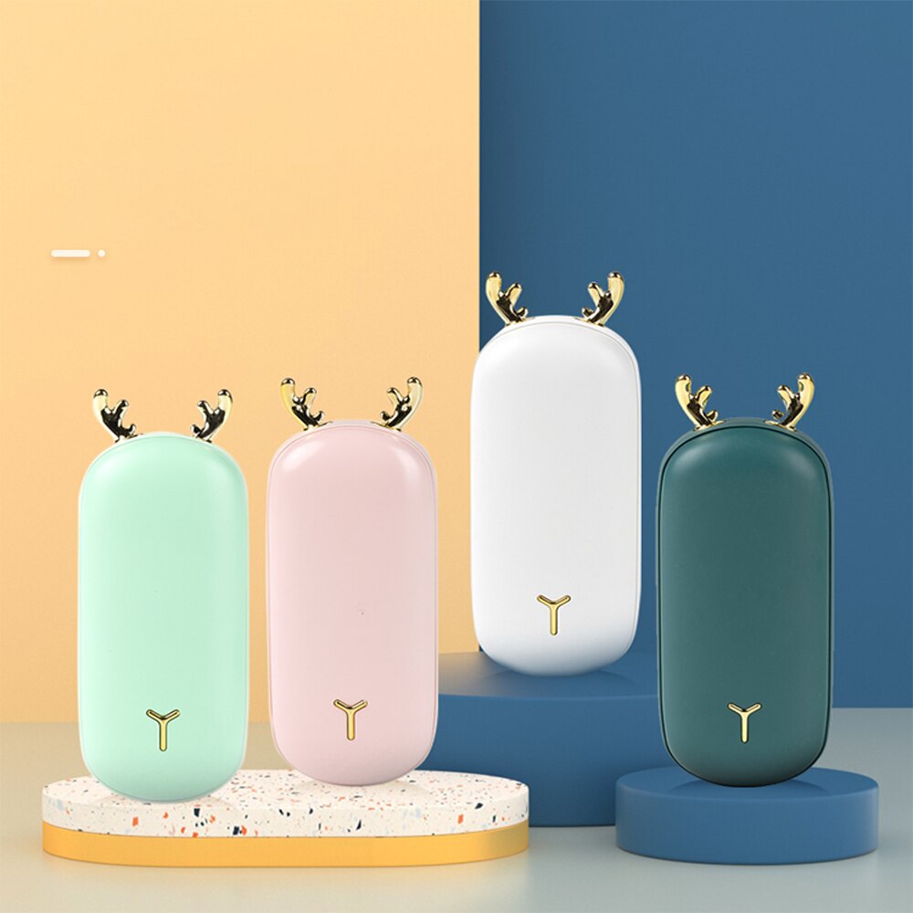 hand warmer digital display double-sided temperature control hand warming heater usb charging pocket warmer