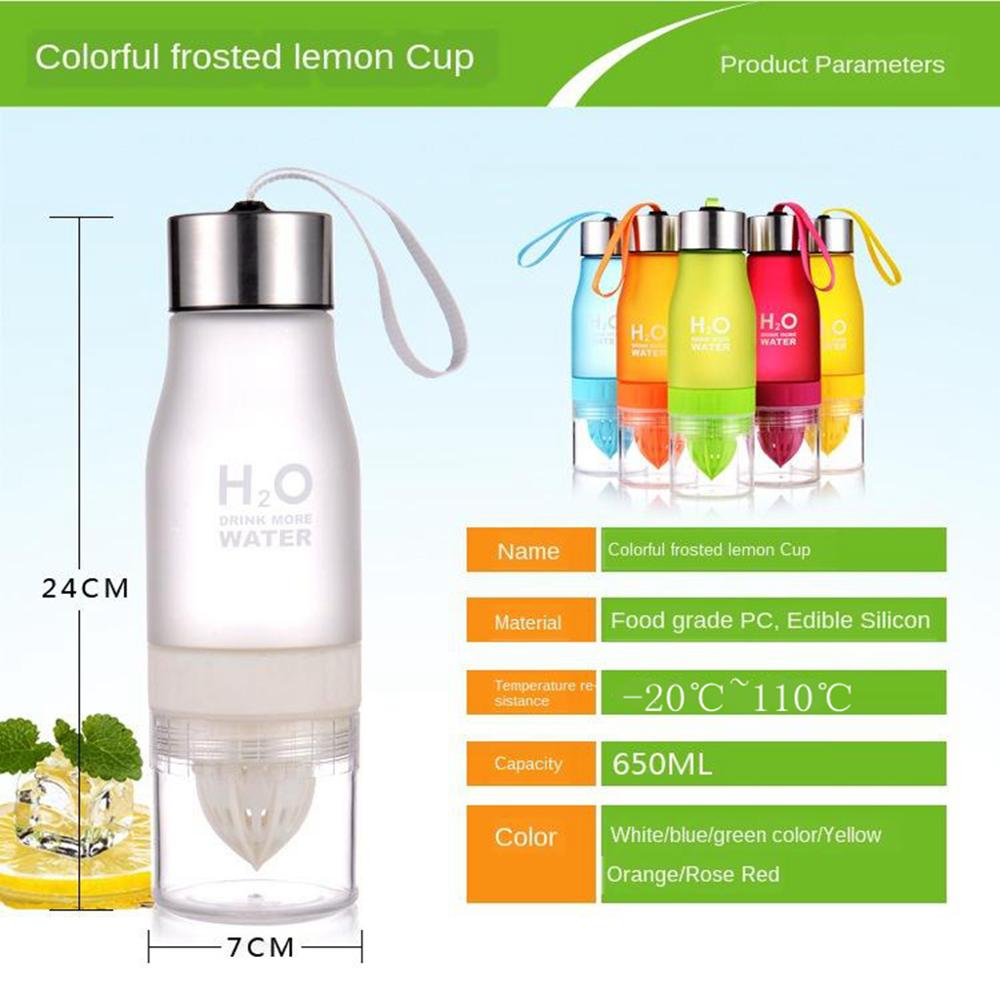 Exprimidor Manual portátil de frutas, Mini taza para hacer zumo de verduras, botella para beber agua, saludable