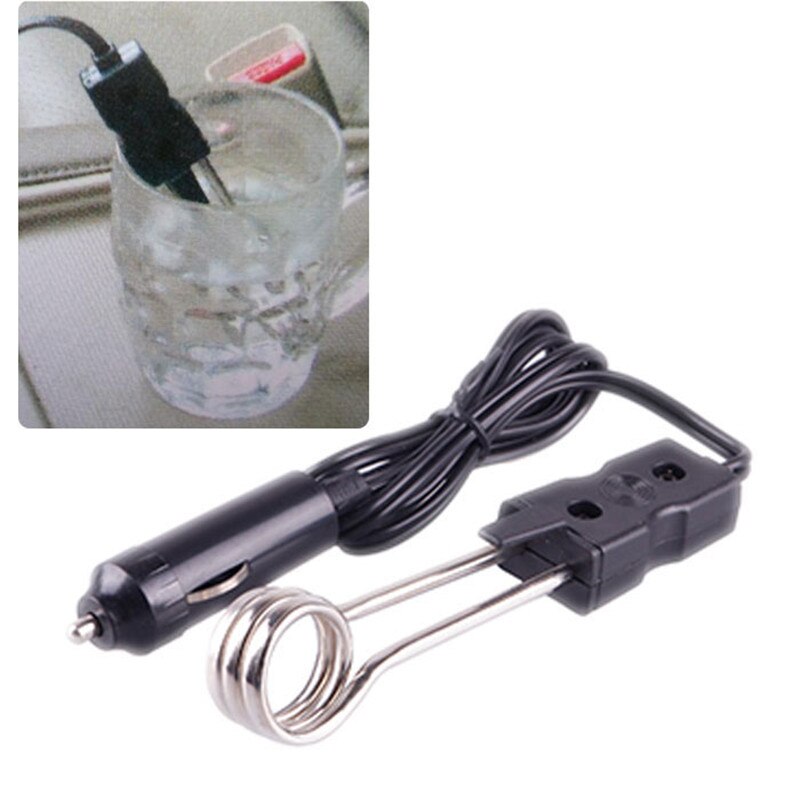 Portable Safe Warmer Durable 12V 24V Car Immersion Heater Auto Electric Tea Coffee Water Heater#47363