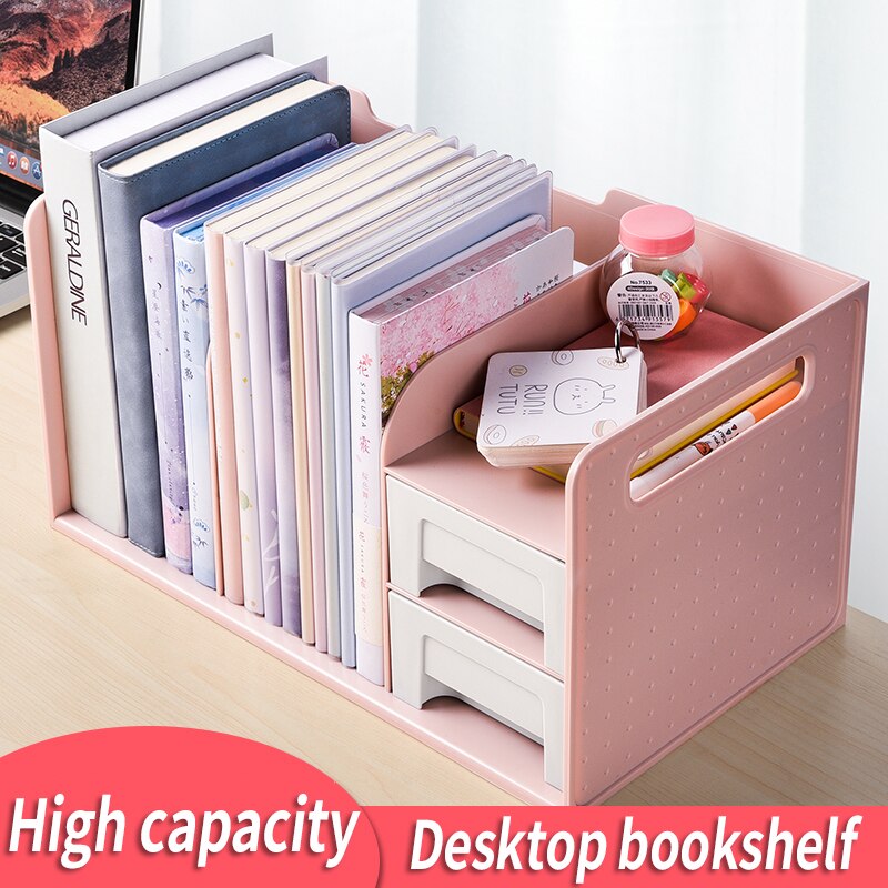 drawer book storage box student file organizer dormitory desktop debris rack book holder bookends office accessories