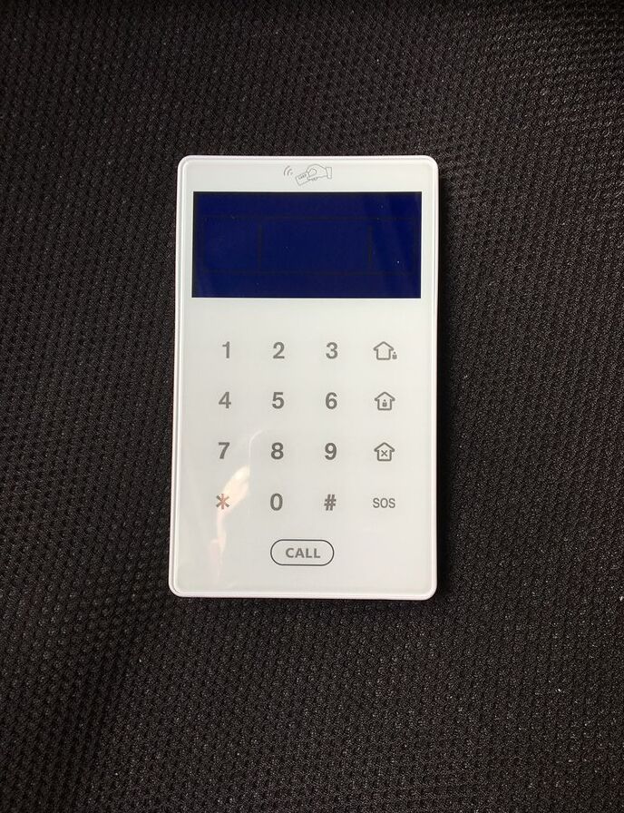 PB-503R 433 /868MHZ wireless LCD touch screen keyboard control GSM WIFI TCP PSTN alarm panel Miniature alarm control keypad