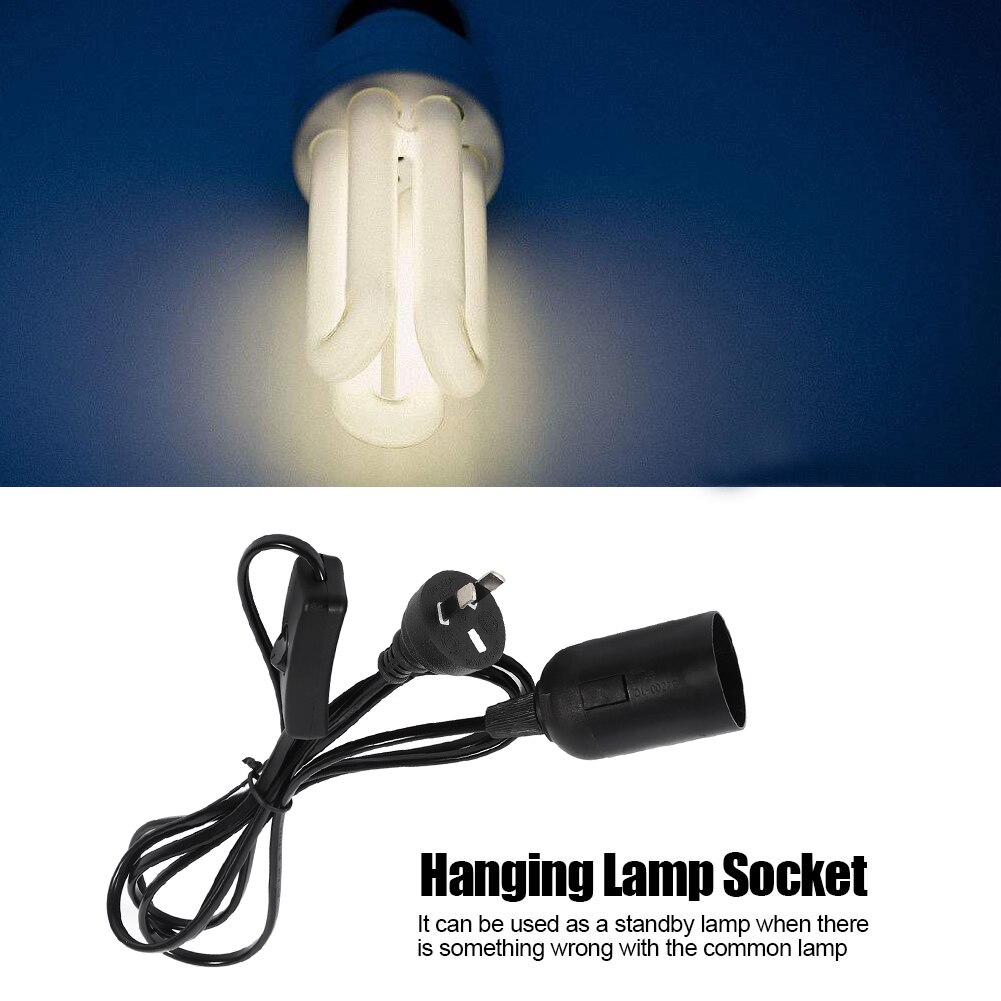 E27 hanglampen met fitting, snoer en schakelaar (220v( stuks zwart/wit)