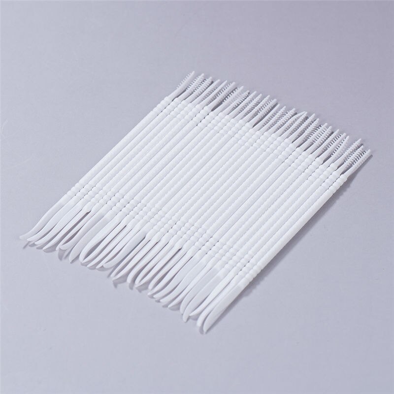 FAWN MUM Portable Toothpicks 300pcs Soft Plastic Massage The Gums Soft Dental Interdental Cleaning Brushes Oral Care Toothpick