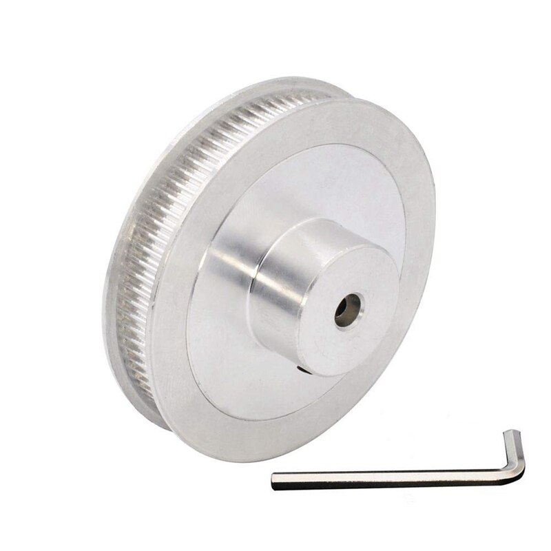 ZIZWAY Lxuan-Distributieriem Katrol 50 stks 3D Printer Aluminium Reprap 20 Tanden Timing Katrol Boring 5mm