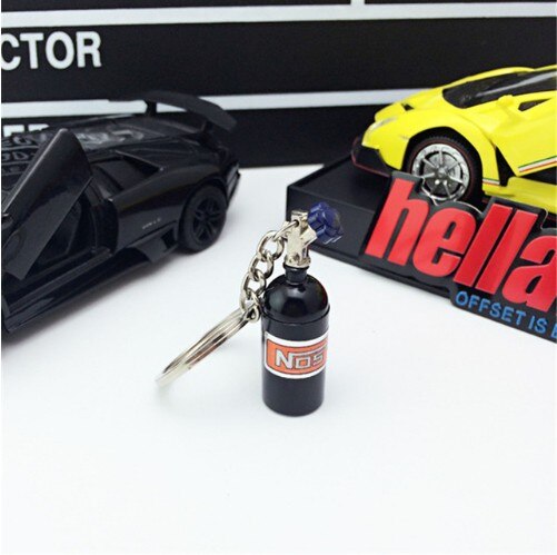 LLavero de botella de óxido nitroso para coche, caja de pastillas para Kia Provo K9 Cross Carens CUB Trackster Ray K2 Naimo Pro Venga: Black