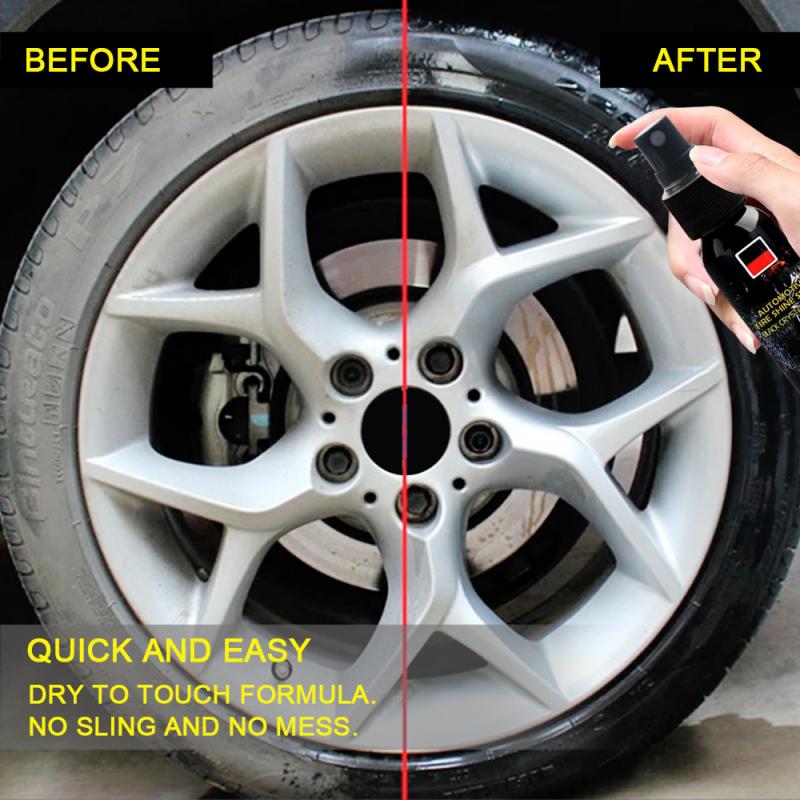 Accesorios de coche 30LM de rueda de Auto limpiador de neumático agente neumático polaco limpiador limpieza del coche decoración de coche esponja para encerar