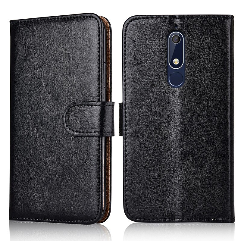 Cover For On NOKIA 5 Classic Wallet Leather Case For NOKIA5 Coque NOKIA 5 Kickstand Case With Card Pocket