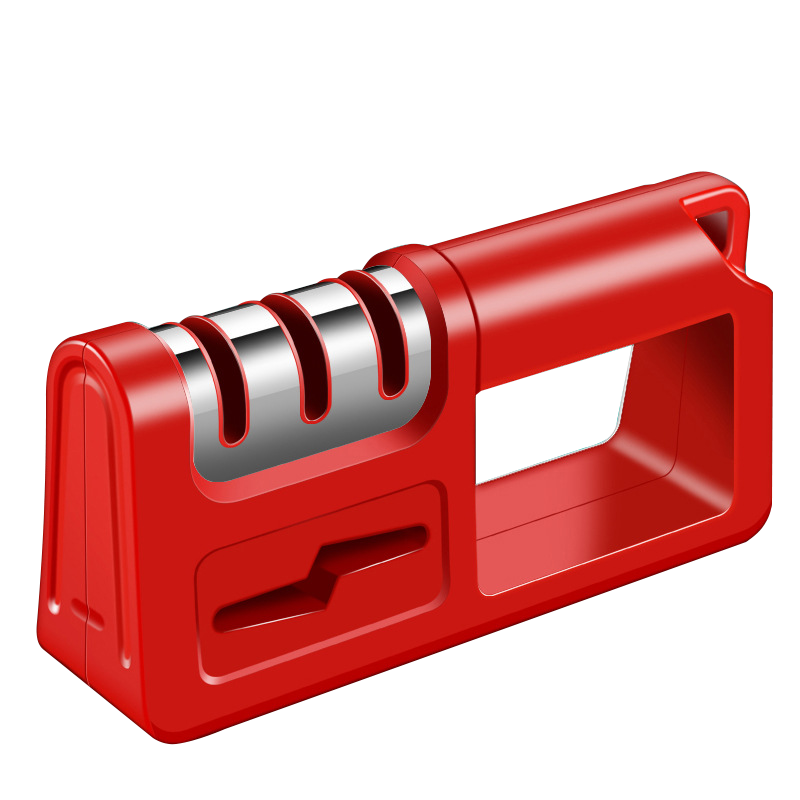 4 in 1 Diamond Knife Sharpener Whetstone Multi-functional Manual Quick Sharpening Tool for Kitchen Knives Scissors and Tools: Gold