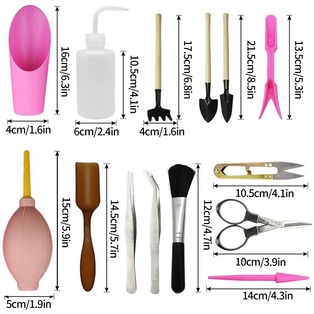 Garden Transplanting Kit Succulent Care Succulent Transplant Tool Accessories Gardening Hand Planting Tools Set Flowers Supplies