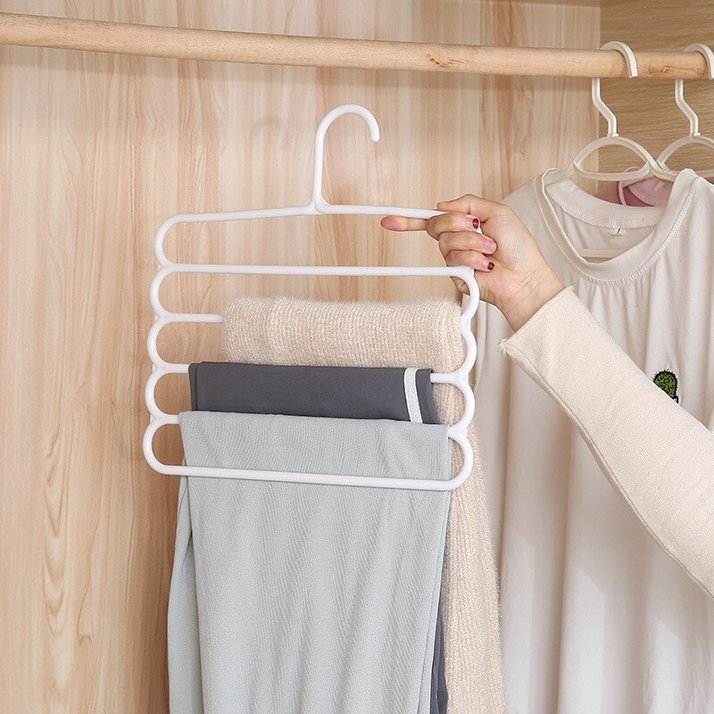 Multilayer Kleerhanger Broek Hanger Doek Rack Multi-purpose Opslag Sjaal Tie Ruimtebesparend Kleerhanger Kleerhangers