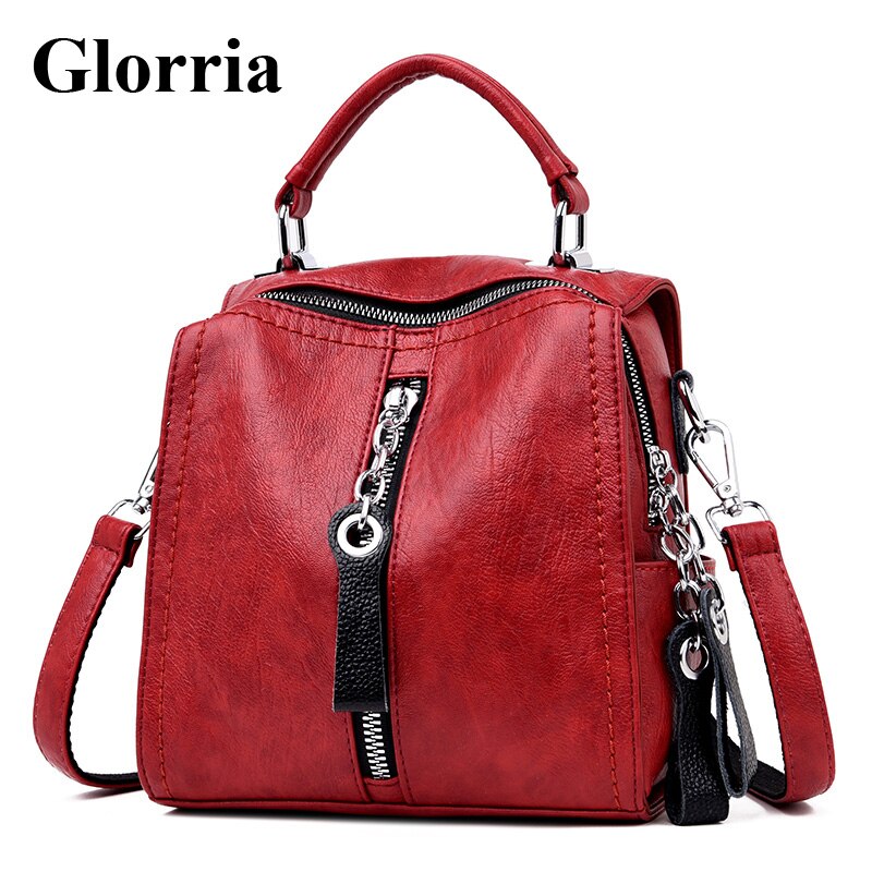 Glorria Luxury Leather Handbags Women Bags Shoulder Crossbody Bag for Women Multifunction Bag Big Tote Sac