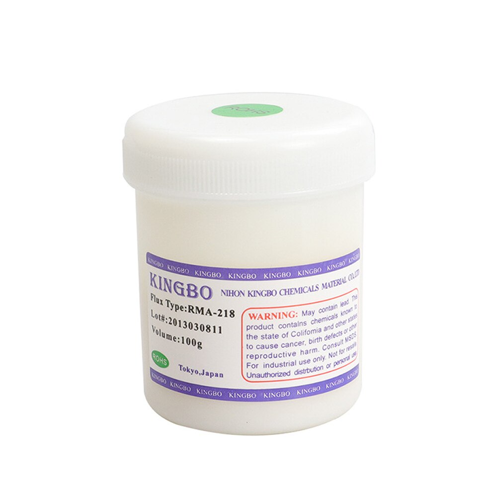 Pasta Flussante RMA-218 No-Clean 10cc Con Ago – Per Saldature BGA, CGA, CSP, Riparazioni Schede Elettroniche - 5