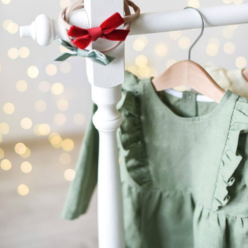 Herbstlicher babybody für mädchen und jungen, rüschen, rundhalsausschnitt, lange ärmel, leinen-baumwolle, Overall für neugeborene