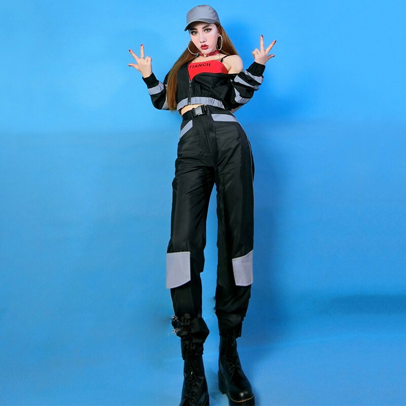 Power Dance Costume – Girls Jazz or Contemporary Solo Costume, Stage Performance Outfit, Competition Dancewear, Teen Catalog Dance Costume