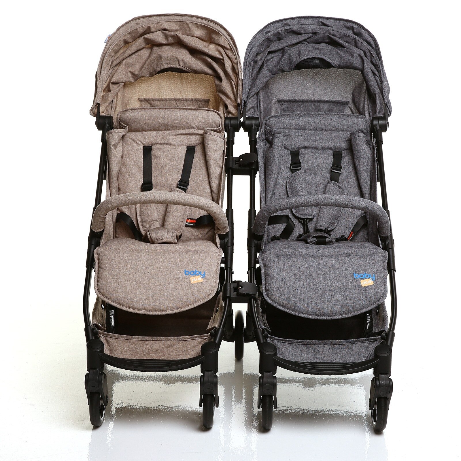 Ebebek bebé & plus fácil cochecito de bebé doble aparato