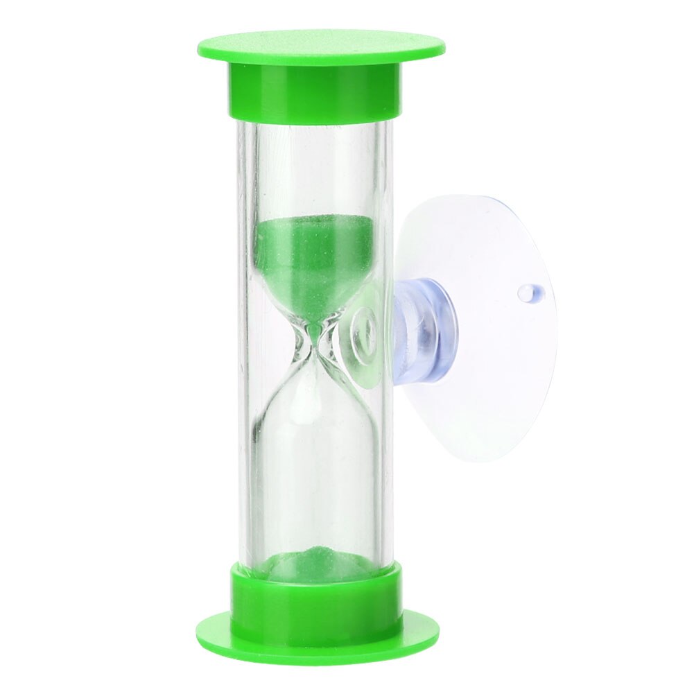 3 Minute Colorful Hourglass Sandglass Sand Clock Timers Sand Timer Shower Timer Tooth Brushing Timer Children: Green