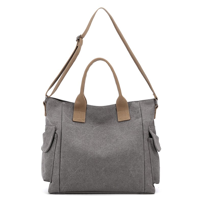 Mode Vrouwen Schoudertassen Canvas Vrouwelijke Crossbody Tas Dames Retro Bakken Grote Messenger Bag Leisure Handtassen Sac